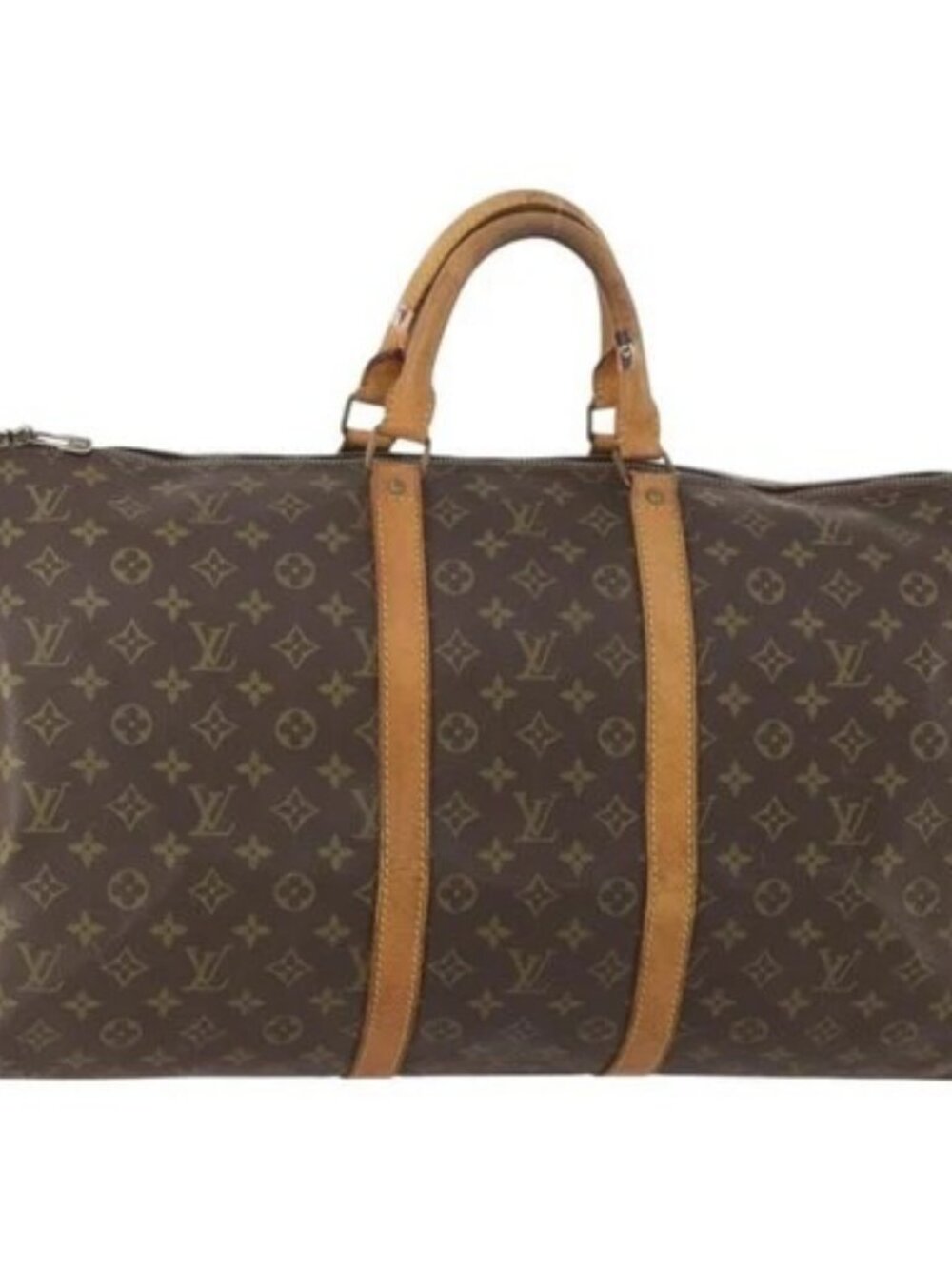 LOUIS VUITTON Monogram Keepall 50 Boston Bag M41426 LV Auth 179406